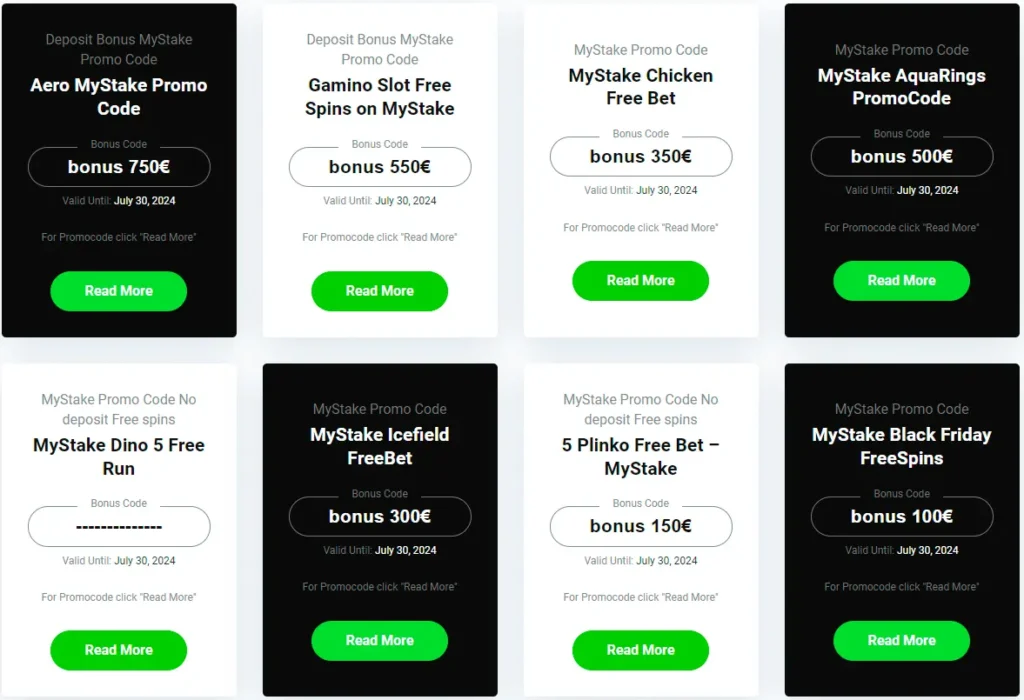 mystake bonus code